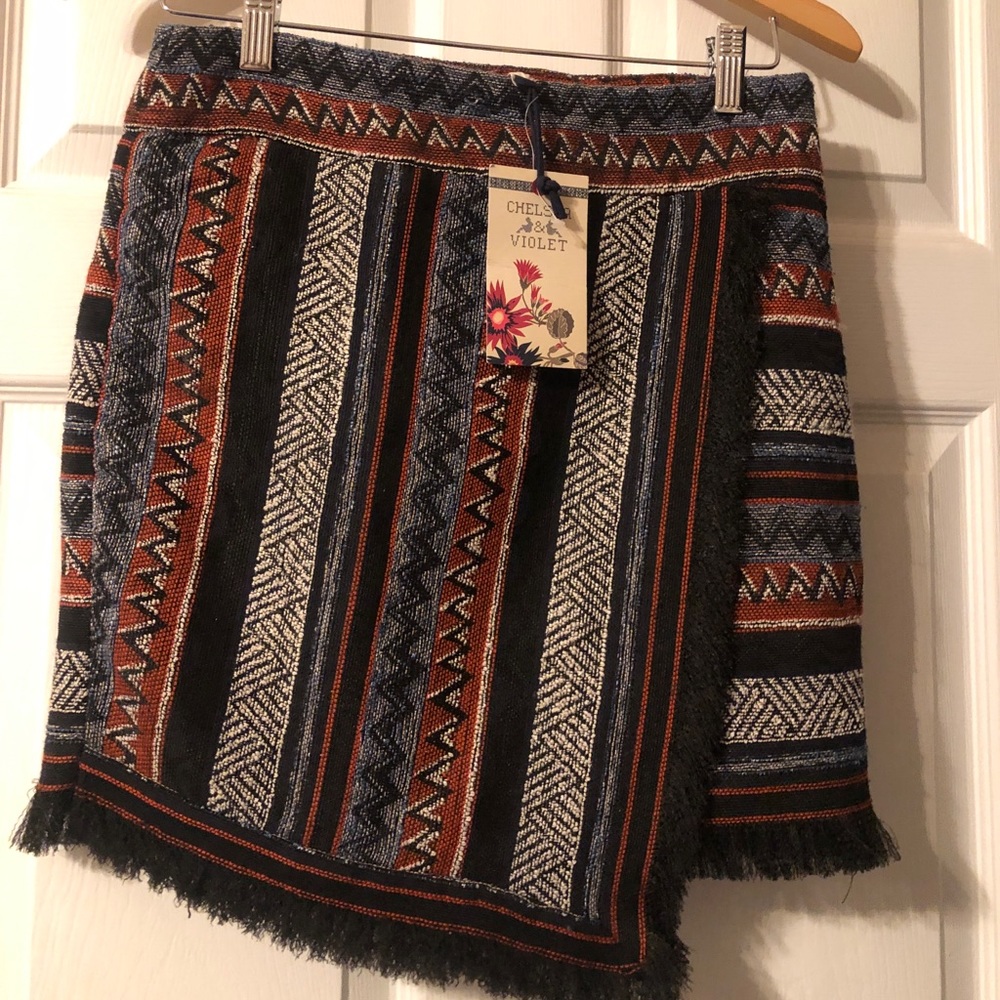 Chelsea&Violet XS NWT Asymmetric Skirt